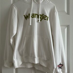Wrangler White Hoodie